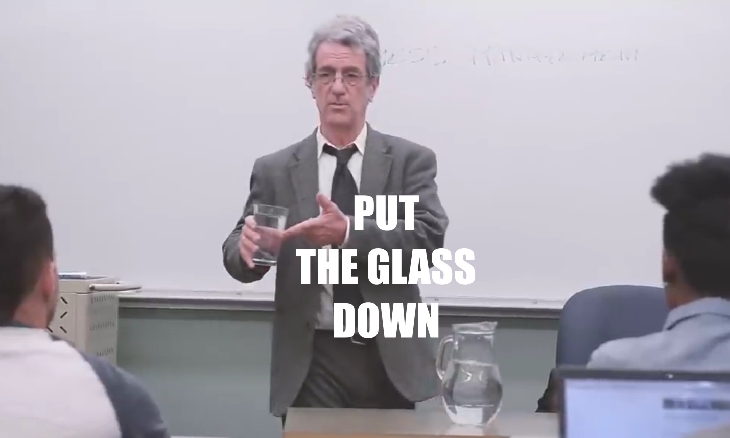 Put The Glass Down! - The Video That Best Explains Stress Management